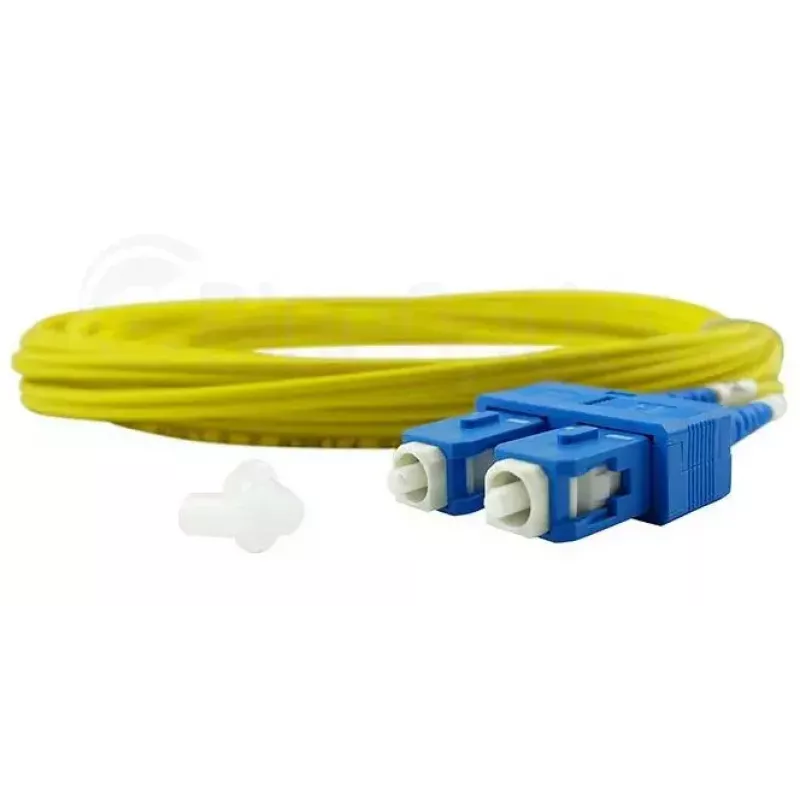 BlueOptics 047202G512000003M-BO cabo patch de fibra ótica duplex (compatível com Corning), LC-UPC/SC-UPC, monomodo G.657.A1 9/125 µm, 3 m