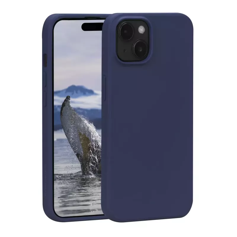 Capa dbramante1928 Greenland iPhone 15 Pacific Blue monocromática
