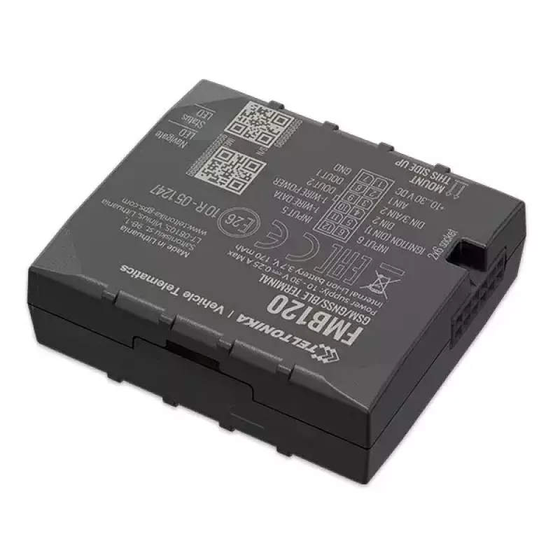 Teltonika FMB120 rastreador GPS automóvel preto à prova de pó