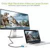 Adaptador Techly 3 em 1 Mini DisplayPort (Thunderbolt) para HDMI / DVI / VGA IADAP MDP-COMBOF12