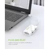 Adaptador Techly 3 em 1 Mini DisplayPort (Thunderbolt) para HDMI / DVI / VGA IADAP MDP-COMBOF12