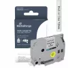 Fita para impressora MediaRange MRBTZ131S preto 1,2 cm 4 m