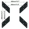 Techly adaptador universal para VESA 200x200 a 400x400 preto ICA-LCD G11A
