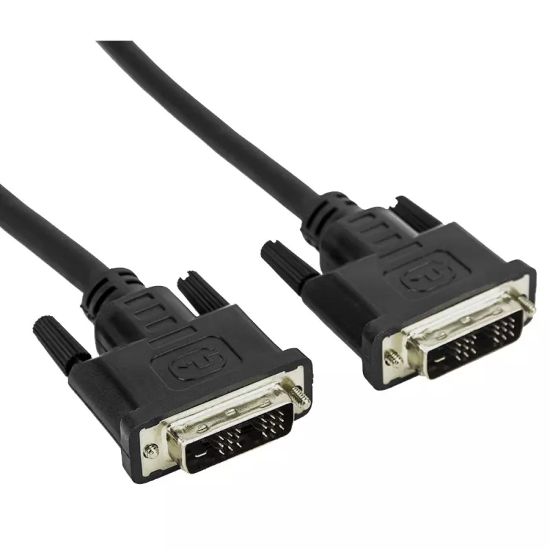 Techly cabo de monitor DVI digital macho/macho Single Link 1,8 m (DVI-D) ICOC DVI-8000