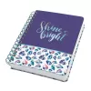 Caderno de notas Sigel Jolie JN617 A5 120 folhas azul verde rosa violeta branco