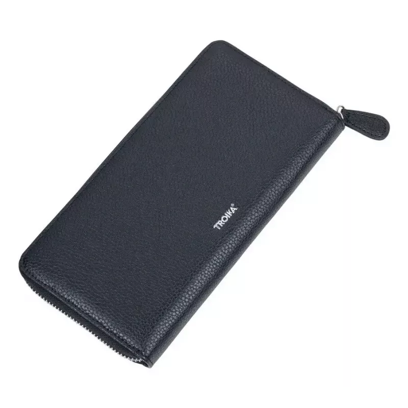 Carteira TROIKA LADIES SMART WALLET preta em pele sintética 219g