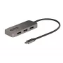 StarTech.com Adaptador USB-C Multi-Monitor de 3 portas, USB Type-C para 3x DisplayPort 1.4 MST Hub, Extensor/Divisor de ecrã de portátil Triple 4K 60Hz DP, HDR, Cabo integrado extra longo - Apenas Windows