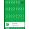 Sigel PG415 livro de registo de correio de entrada/saída, A4, 50 folhas