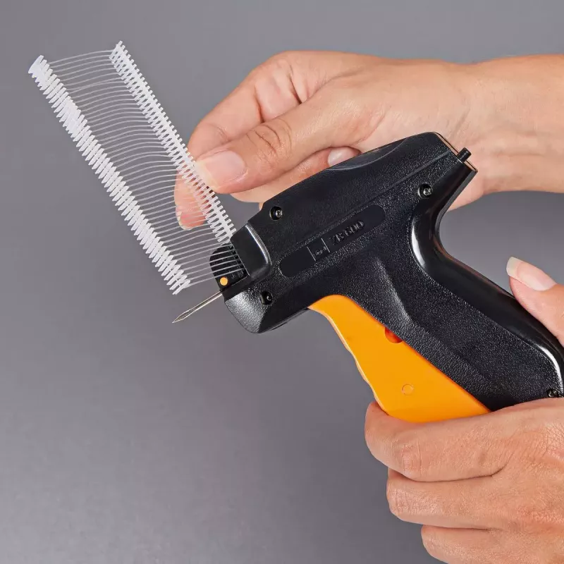 Pistola de etiquetagem plástico preto laranja Sigel ZB600