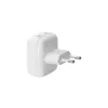 Carregador de parede d bramante re-charge Pro EU plano 2×USB-C 20W branco (interior)