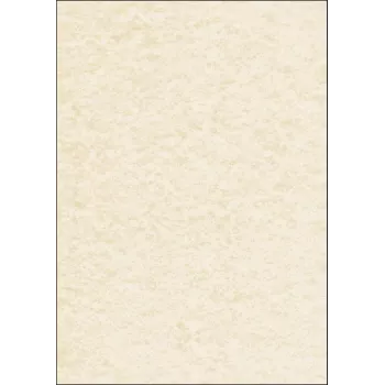 Folhas de papel artístico Sigel DP655 50 folhas bege 200 g/m²