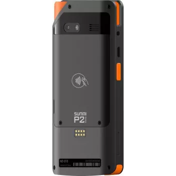 POS móvel SUNMI P2 Mini com 2 GB de RAM, 16 GB de armazenamento e câmara de 5-MP