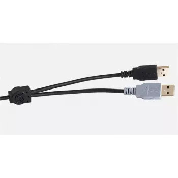 Teclado Logickeyboard LKB-LOGXP2-A2M-DE universal USB QWERTZ alemão preto