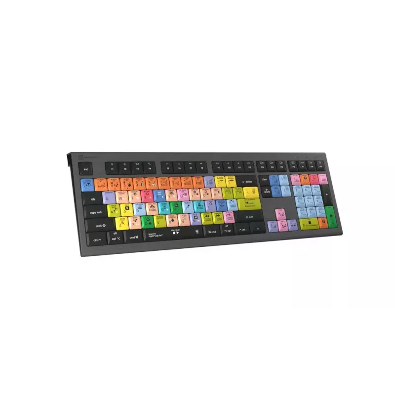 Teclado Logickeyboard LKB-LOGXP2-A2M-DE universal USB QWERTZ alemão preto