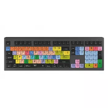 Teclado Logickeyboard LKB-LOGXP2-A2M-DE universal USB QWERTZ alemão preto