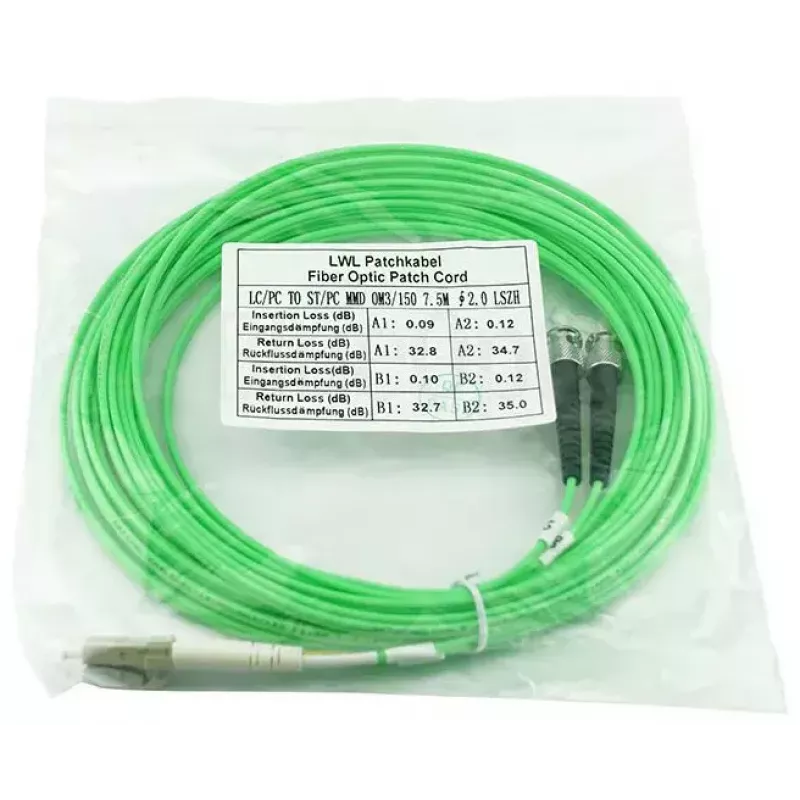 Cabo de fibra ótica BlueOptics SFP3133GU3MK LC ST OM5 3 m lima