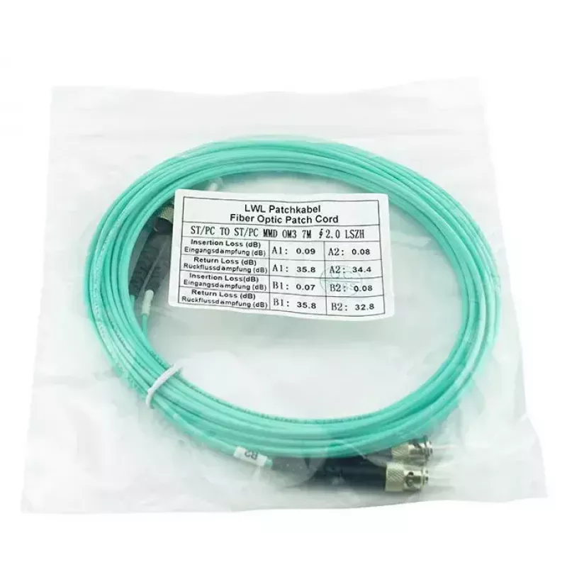 Cabo de fibra ótica BlueOptics SFP3333EU5MK InfiniBand 5 m ST Aqua