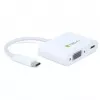 Cabo adaptador Techly adaptador USB para VGA-C, porta C função de carregamento USB IADAP USB31-VU31