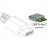 Cabo adaptador Techly adaptador USB para VGA-C, porta C função de carregamento USB IADAP USB31-VU31