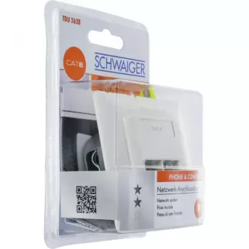 Tomada de rede RJ-45 Schwaiger TDU2628532
