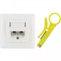 Tomada de rede RJ-45 Schwaiger TDU2628532