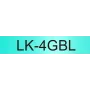 Fita de etiquetar Epson LK-4GBL preto sobre verde 1,2 cm x 9 m