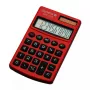 Calculadora básica Olympia LCD 1110 de bolso vermelha