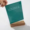 Suporte para sinalética Sigel TA254 A5 acrílico castanho transparente 150 mm 235 mm