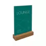 Suporte para sinalética Sigel TA254 A5 acrílico castanho transparente 150 mm 235 mm