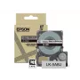 Fita mate Epson – cinzento/preto 18 mm (8 m) – LK-5ABJ, preto sobre cinzento, LK, Rhino, LabelWorks LW-C410, LabelWorks LW-C610, 1,8 cm, 8 m