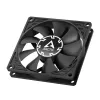 Ventoinha Arctic P8 fina PWM PST 80mm Low-Profile 38,23 m³/h rolamento fluido dinâmico preto