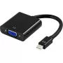 Adaptador de cabo de vídeo Deltaco DP-VGA3