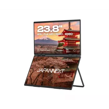 JAPANNEXT JN-DMD-IPS238F-C4 Monitor de computador 60,5 cm (23,8 polegadas) 1920 x 1080 píxeis Full HD LCD preto
