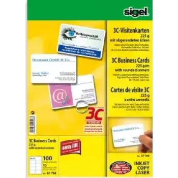 Cartão de visita Sigel LP798 100 unid.