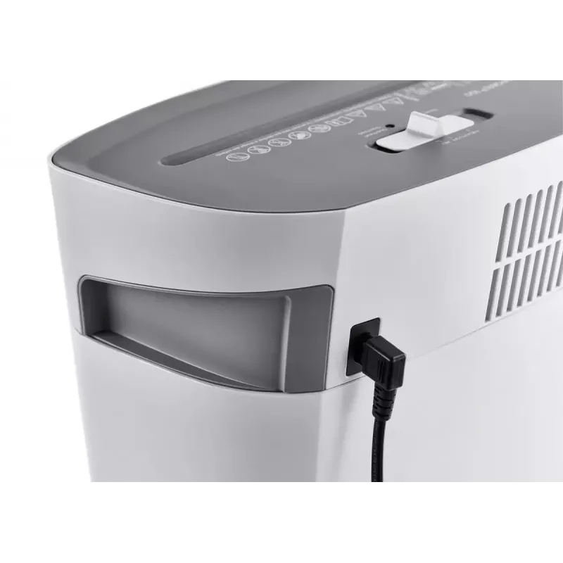 Destruidora de documentos Dahle PaperSAFE 100 corte cruzado 70 dB 22 cm cinzento branco