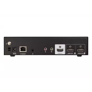 Comutador de apresentação ATEN sem interrupções com Quad V, HDMI, USB Type-A, metal, preto, 60 Hz, 15 m