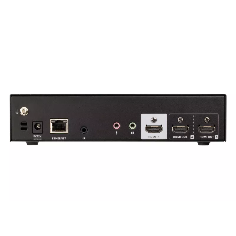 Comutador de apresentação ATEN sem interrupções com Quad V, HDMI, USB Type-A, metal, preto, 60 Hz, 15 m