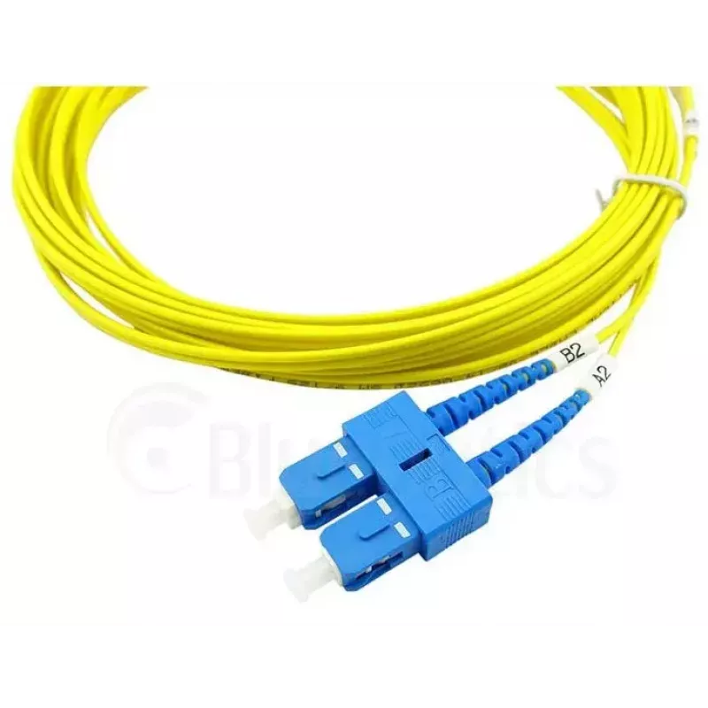 BlueOptics 047202G512000001M-BO cabo patch de fibra ótica duplex (compatível com Corning), LC-UPC/SC-UPC, monomodo G.657.A1 9/125 µm, 1 m