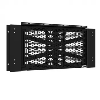 Painel deslizante com fecho de armazenamento de componentes Chief Proximity preto 6,8 kg montagem na parede