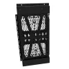 Painel deslizante com fecho de armazenamento de componentes Chief Proximity preto 6,8 kg montagem na parede