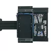 Painel deslizante com fecho de armazenamento de componentes Chief Proximity preto 6,8 kg montagem na parede