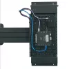 Painel deslizante com fecho de armazenamento de componentes Chief Proximity preto 6,8 kg montagem na parede