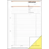 Formulário comercial Sigel SD015 A4 branco amarelo 80 folhas