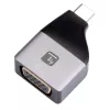 Adaptador gráfico USB Techly IADAP USBC-VGAC 1920 x 1200 píxeis preto, prateado