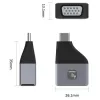 Adaptador gráfico USB Techly IADAP USBC-VGAC 1920 x 1200 píxeis preto, prateado