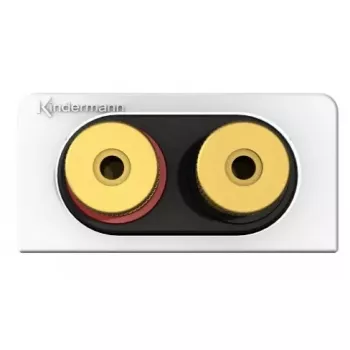 Kindermann Konnect Design Click placa de ligação de altifalantes, terminais de parafuso (7456000414)