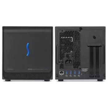 Caixa externa para GPU Sonnet SON-GPU-750WEX-TB3 preta