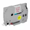 Fita para impressora MediaRange MRBTZ132 vermelha 1,2 cm 8 m