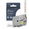 Fita para impressora MediaRange MRBTZ132 vermelha 1,2 cm 8 m