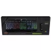 MediaRange MRGS102 Teclado e rato gaming USB QWERTZ Preto RGB